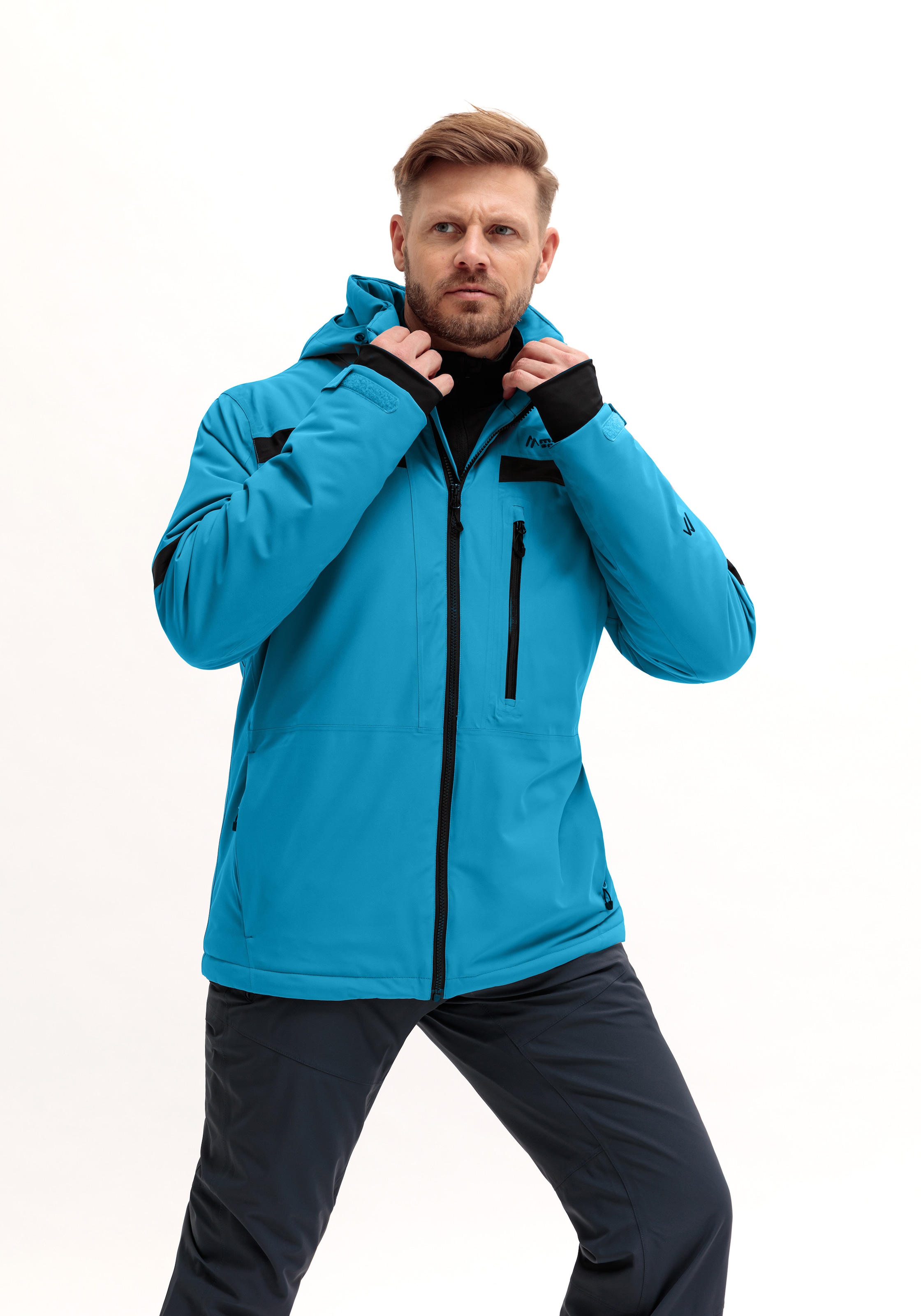 Maier Sports Skijacke »Lanciano M« Herren Winterjacke wattiert u. wasserdicht