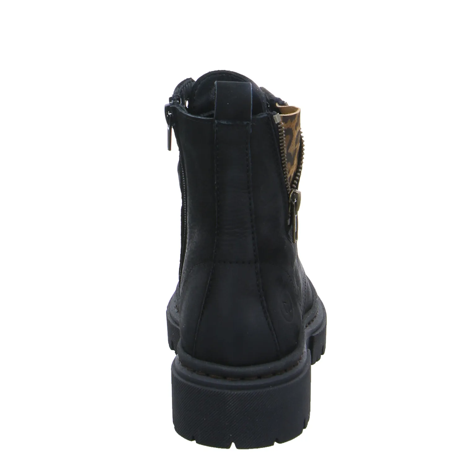 SCHUHENGEL Boot Schwarz Leder