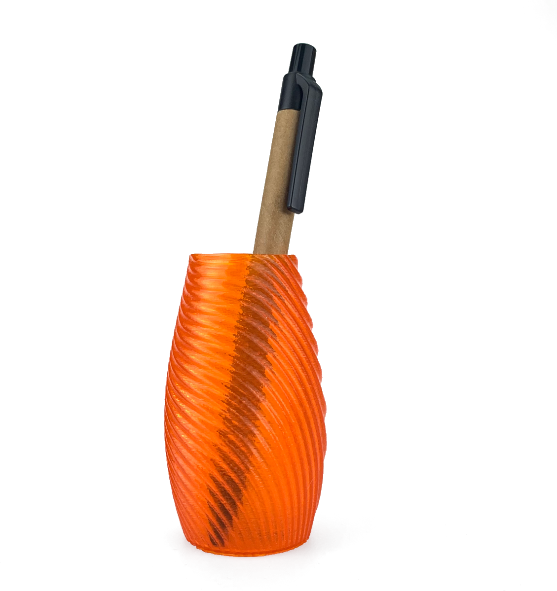 Fiberlogy  PCTG Orange Transparent, 1,75 mm / 750 g    Schlagzähige PET-G-Alternative mit hoher optischer Klarheit