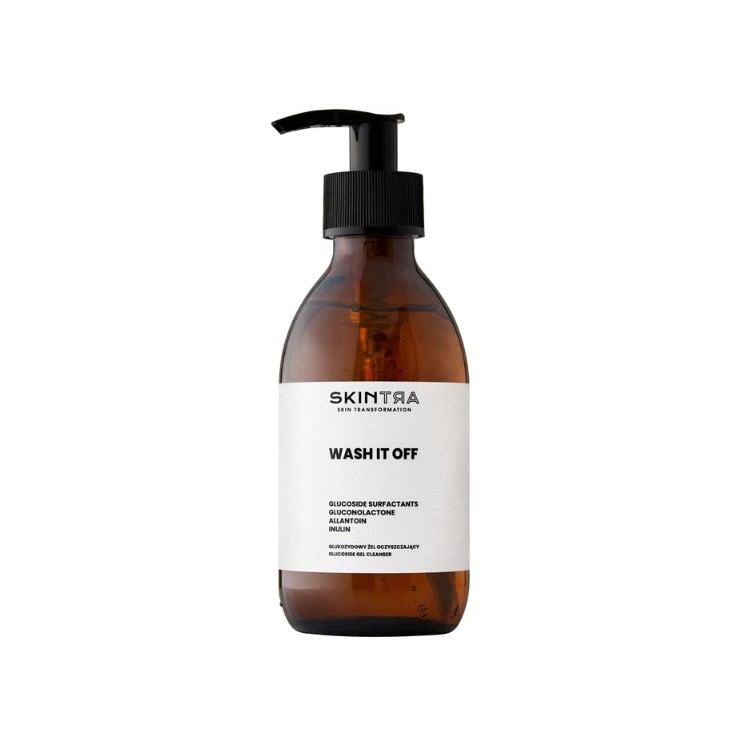 SkinTra Wash It Off Glucosid-Gesichtsreinigungsgel 200 ml