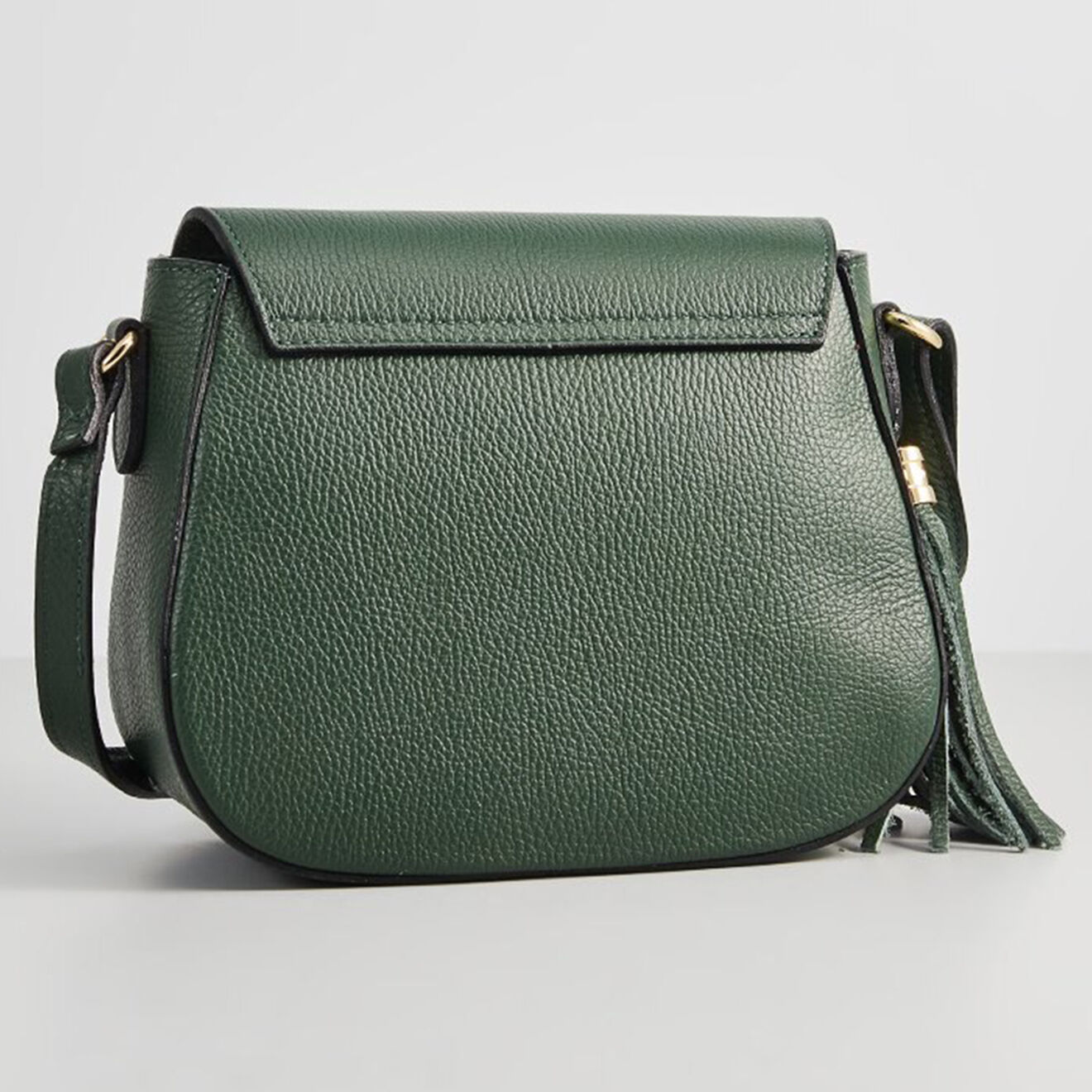 Christian Laurier Sac bandoulière en Cuir Ina vert - 24x18x11 cm