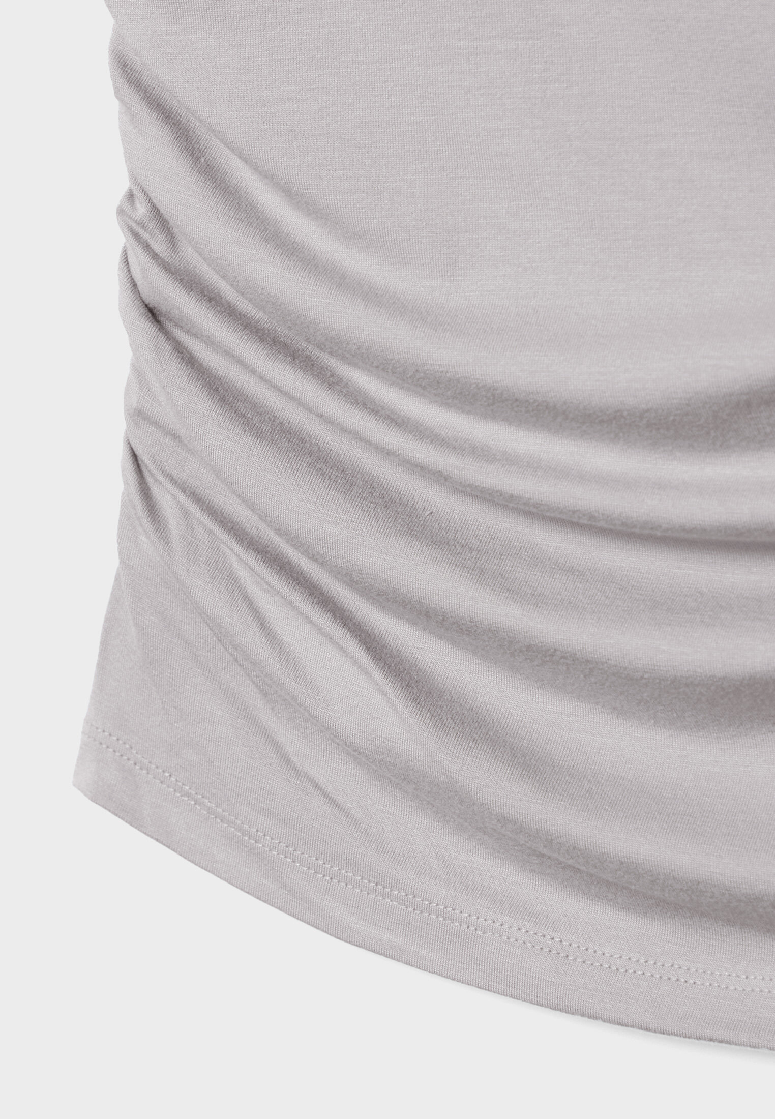Top assimétrico de viscose
