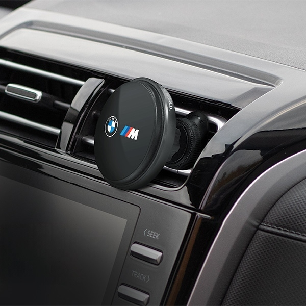 (15W) MagSafe Auto KFZ Halterung für Lüftungsgitter Qi Wireless Fast Charging Ladestation - Schwarz