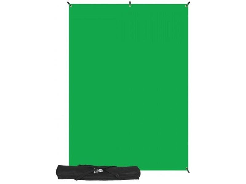 Westcott Hintergrundsystem X-Drop Kit 1.5 x 2.1 m Green Scr Wartungsarmes Hintergrundsystem mit grünem HIntergrundstoff