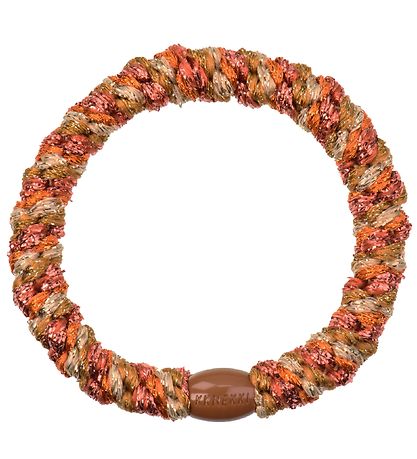 Kknekki Haargummi - Orange/Gelb Glitzer