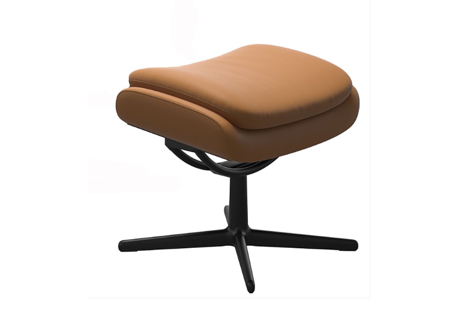Rome krakk Hud Batick New Caramel og med sort Cross understell. Medium
