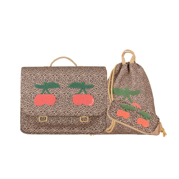 Midi Set - Leopard Cherry