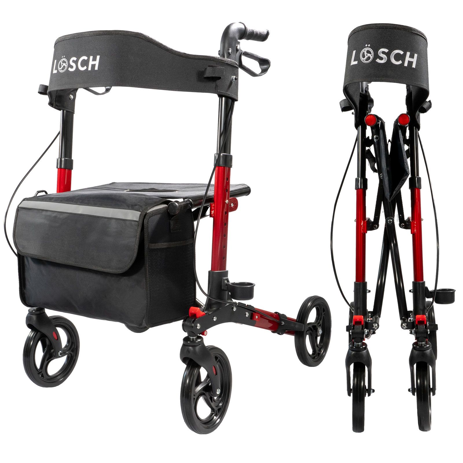 Rollator Tabas Mobility Rot