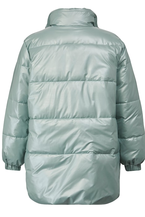 Steppjacke, Straight Fit, Stehkragen, Zipper, Seitenzipper