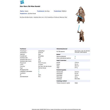 Star Wars Galactic Action Obi-Wan Kenobi