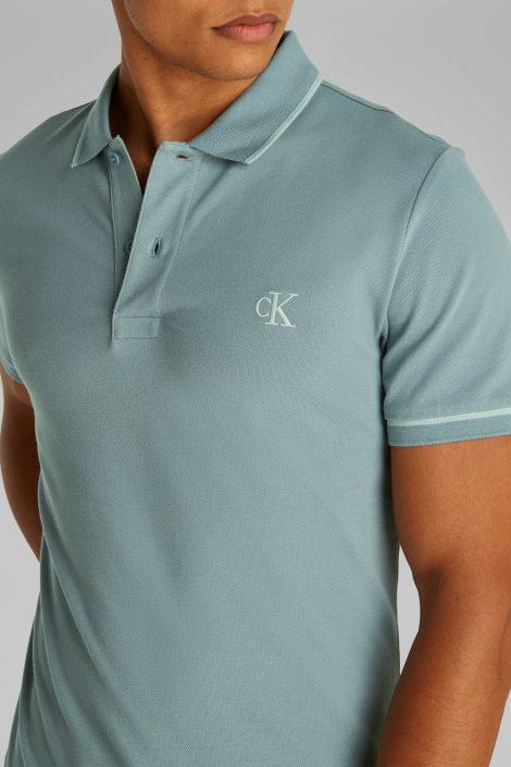 Calvin Klein groene heren polo