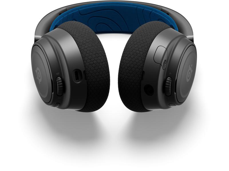 Steel Series Headset Arctis Nova 7P Blau/Schwarz Kabelloses Gaming-Headset mit Surround-Sound