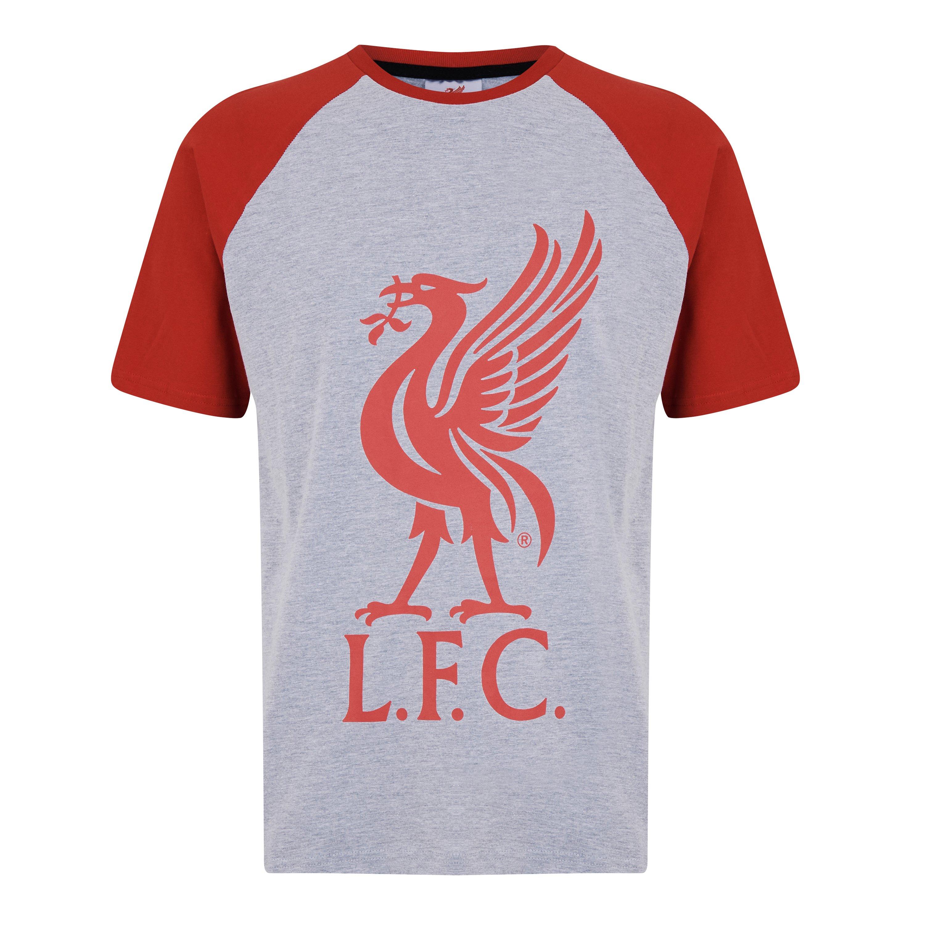 Team Mens Liverpool FC Short Sleeve Pj Set