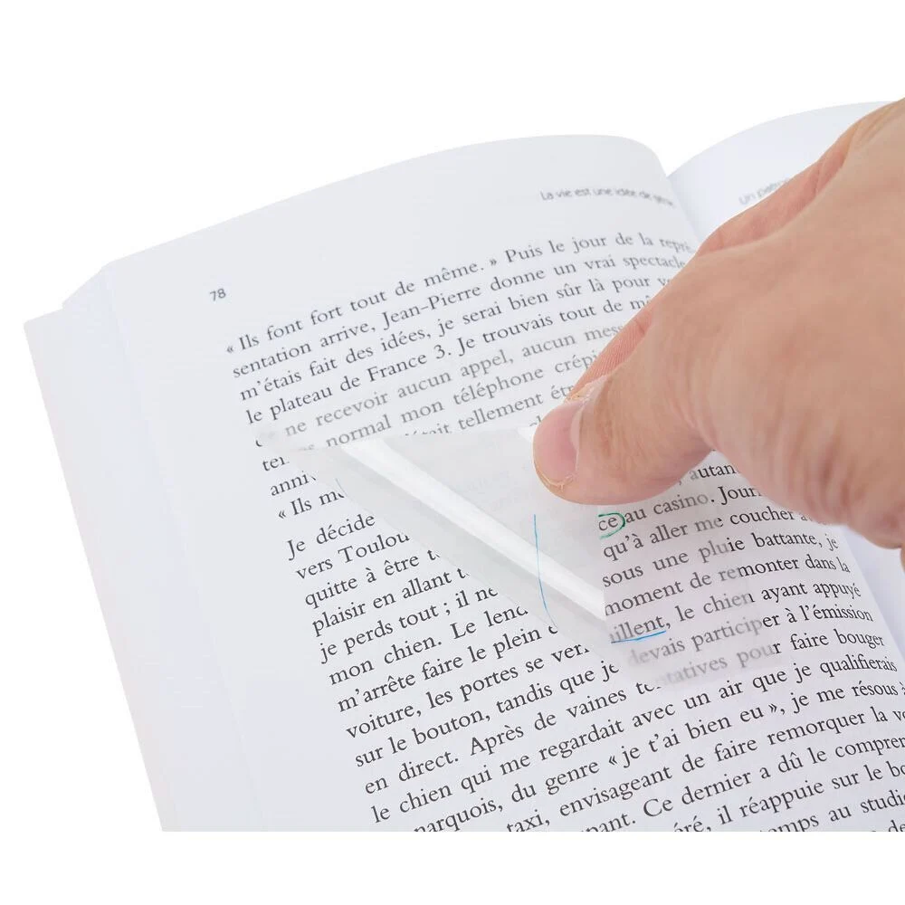 Note repositionnable transparente x150
