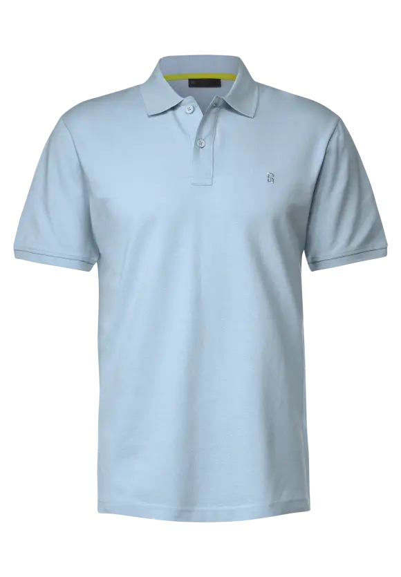 Piquée Poloshirt - ice blue