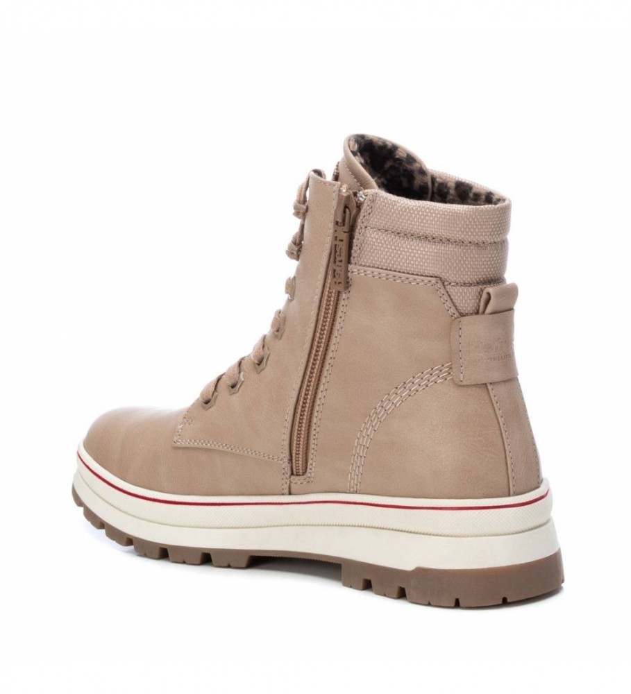 Botas de cano curto Refresh 170149 bege