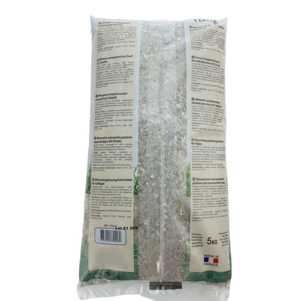 Ecailles complément minéral 5 kg basse cour