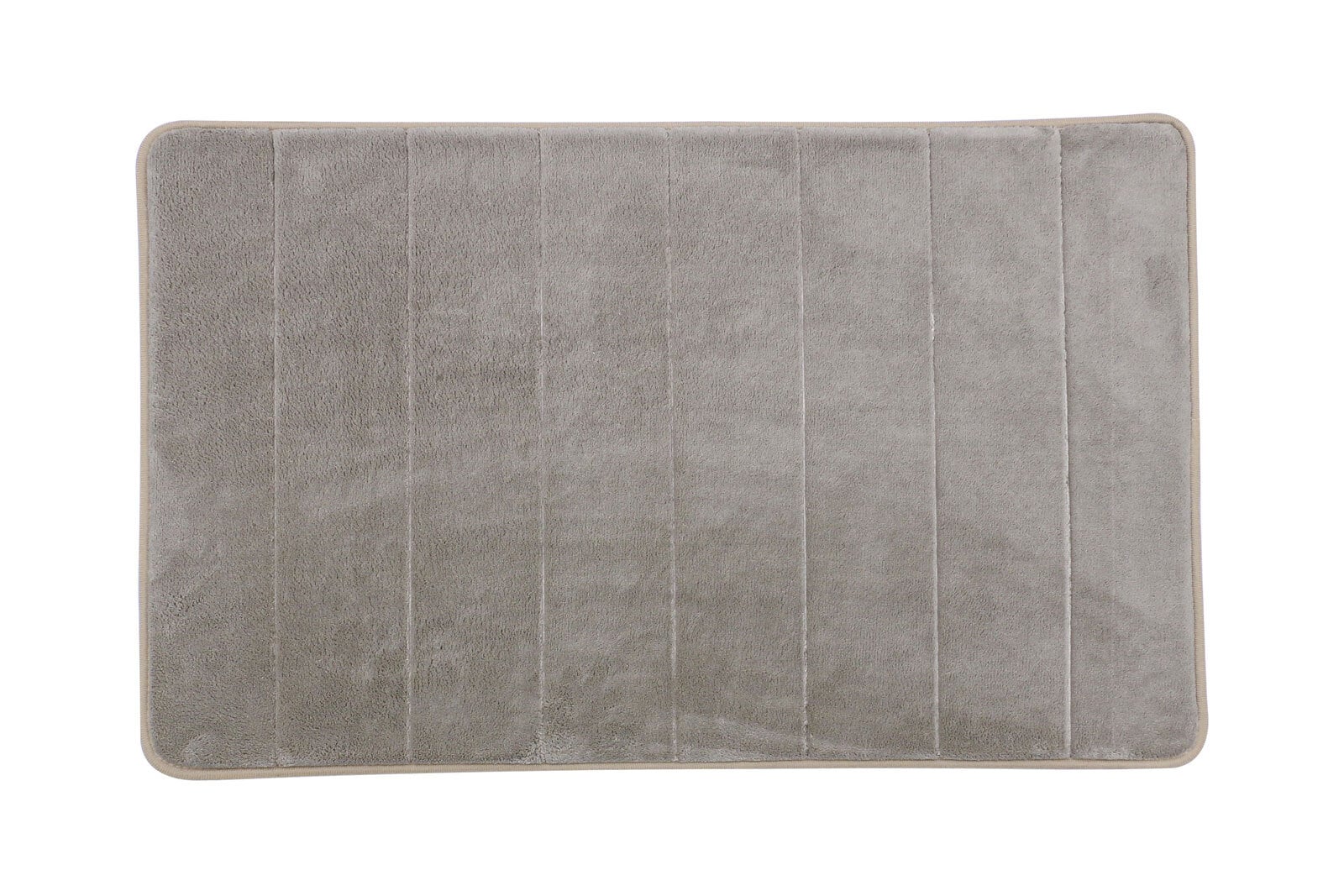 Badematte Stripes 50 x 80 cm taupe