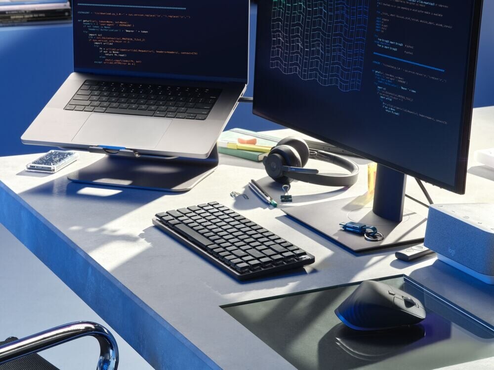 Logitech - Mx Mechanical Mini Trådløs Tastatur - Nordisk - Sort