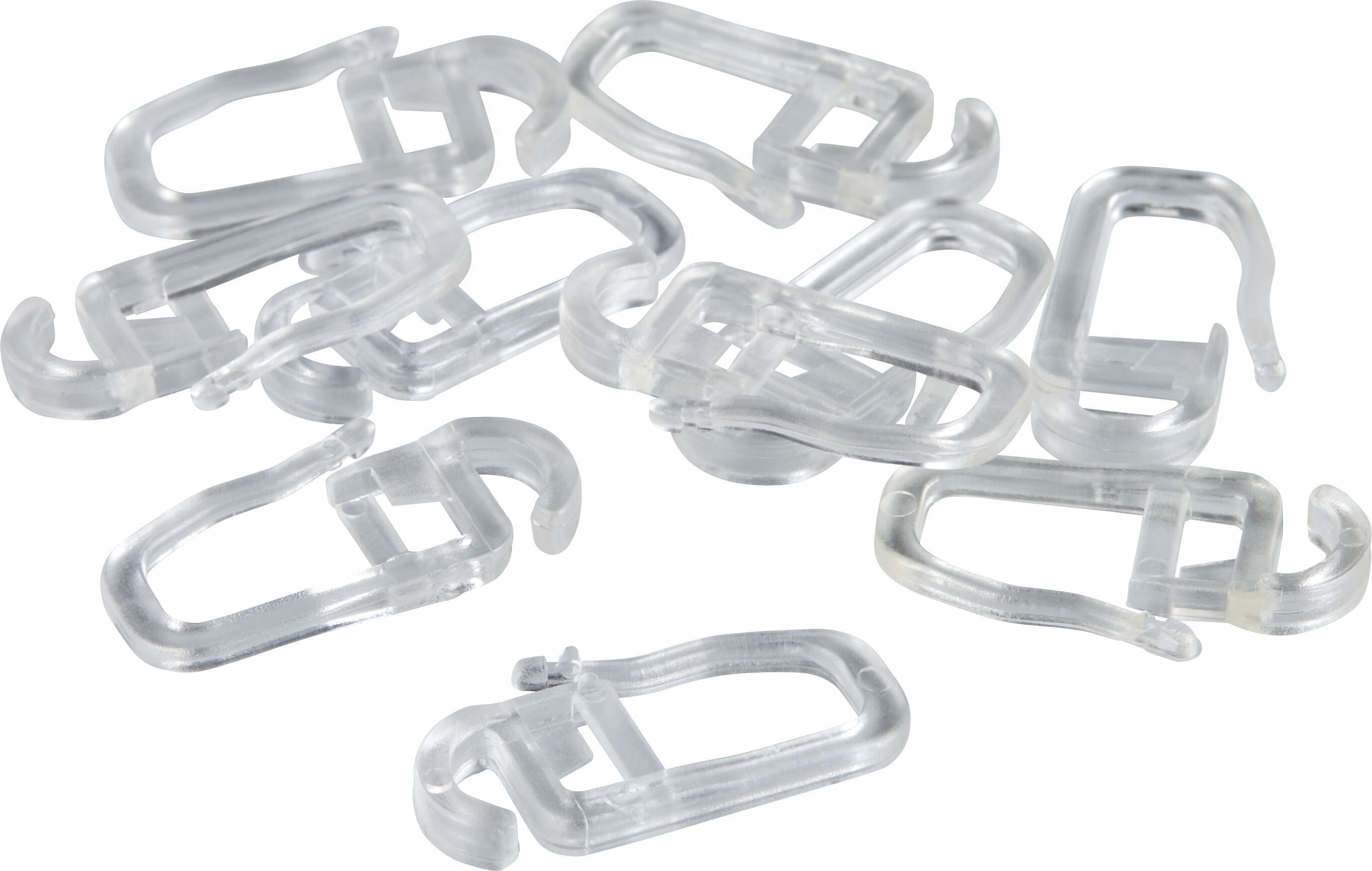 Clipsfaltenhaken 3.4mm Clipsfaltenhaken - Transparent / B: 3.4 mm x T: 19.0 mm
