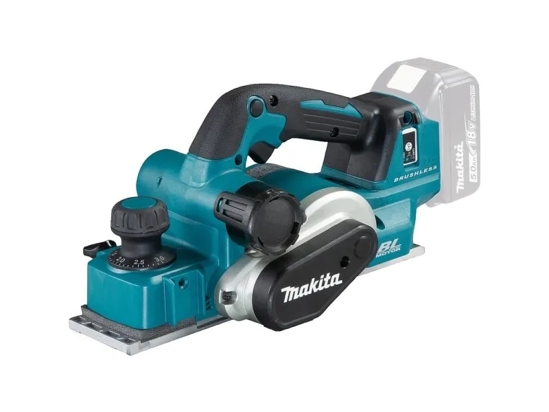 Makita Akku-Hobel uden batteri Høvlbredde: 82 mm 18 V Samlet forsinkelse (maks.): 3 mm - SOLO