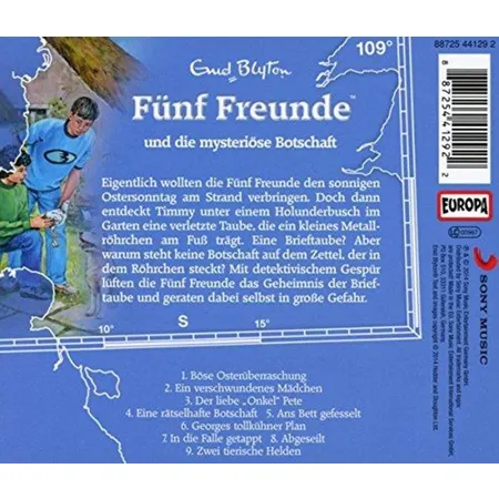 Europa Fünf Freunde 109 und die mysteriöse Botschaft CD
