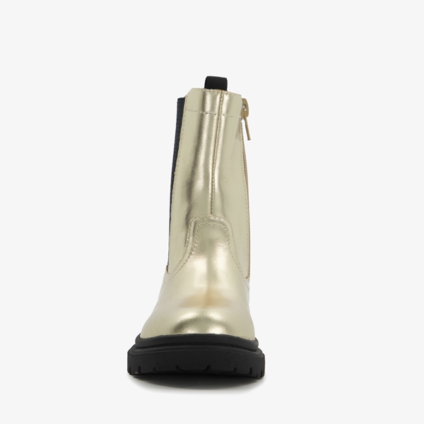 TwoDay metallic meisjes chelsea boots goud