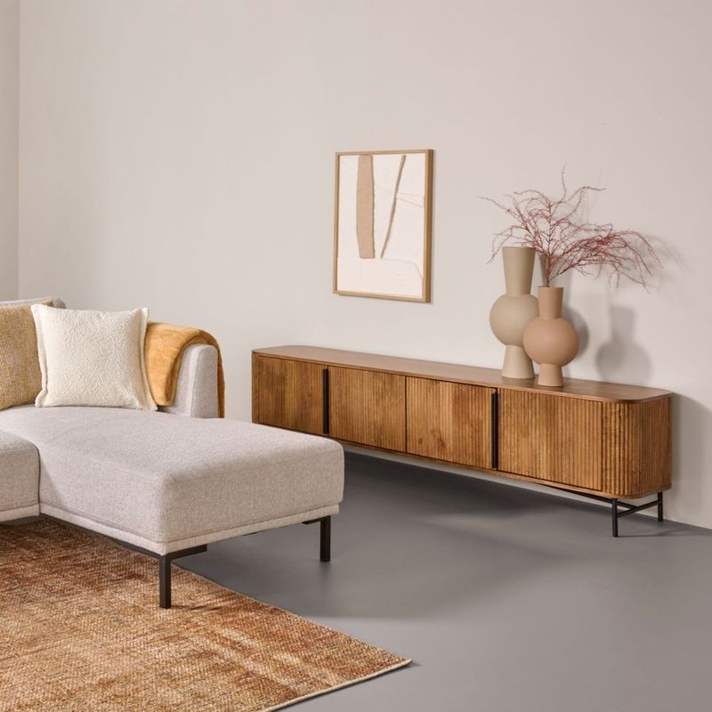Rego - Tv Meubel - Hout - Bruin - 177x50x40 cm