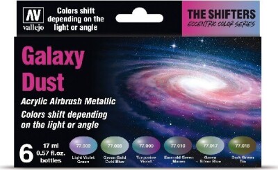 Vallejo - Shifters Galaxy Dust Maling Sæt Til Modelhobby - 6X17 ML