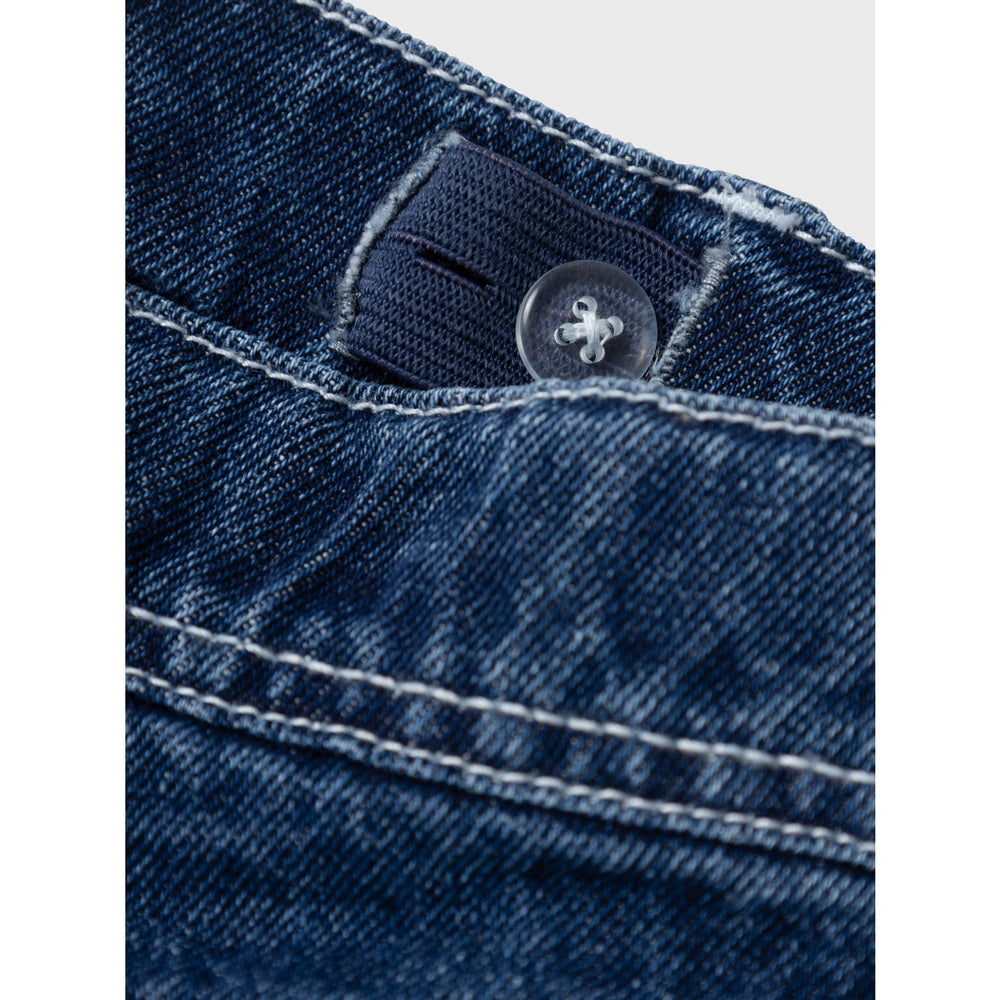 Køb Name It Dark Blue Denim Ryan Straight Jeans Noos