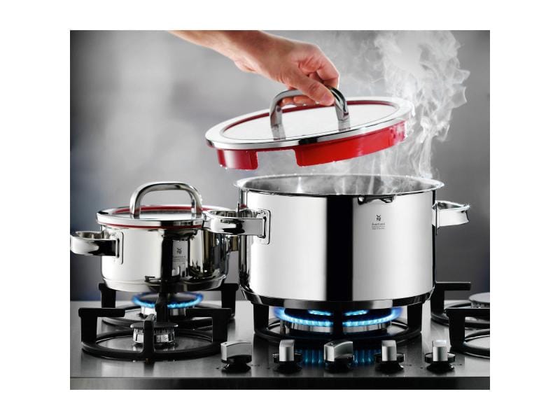 WMF Kochtopf-Set Function 4 4-teilig Kochgeschirr-Set mit Deckeln