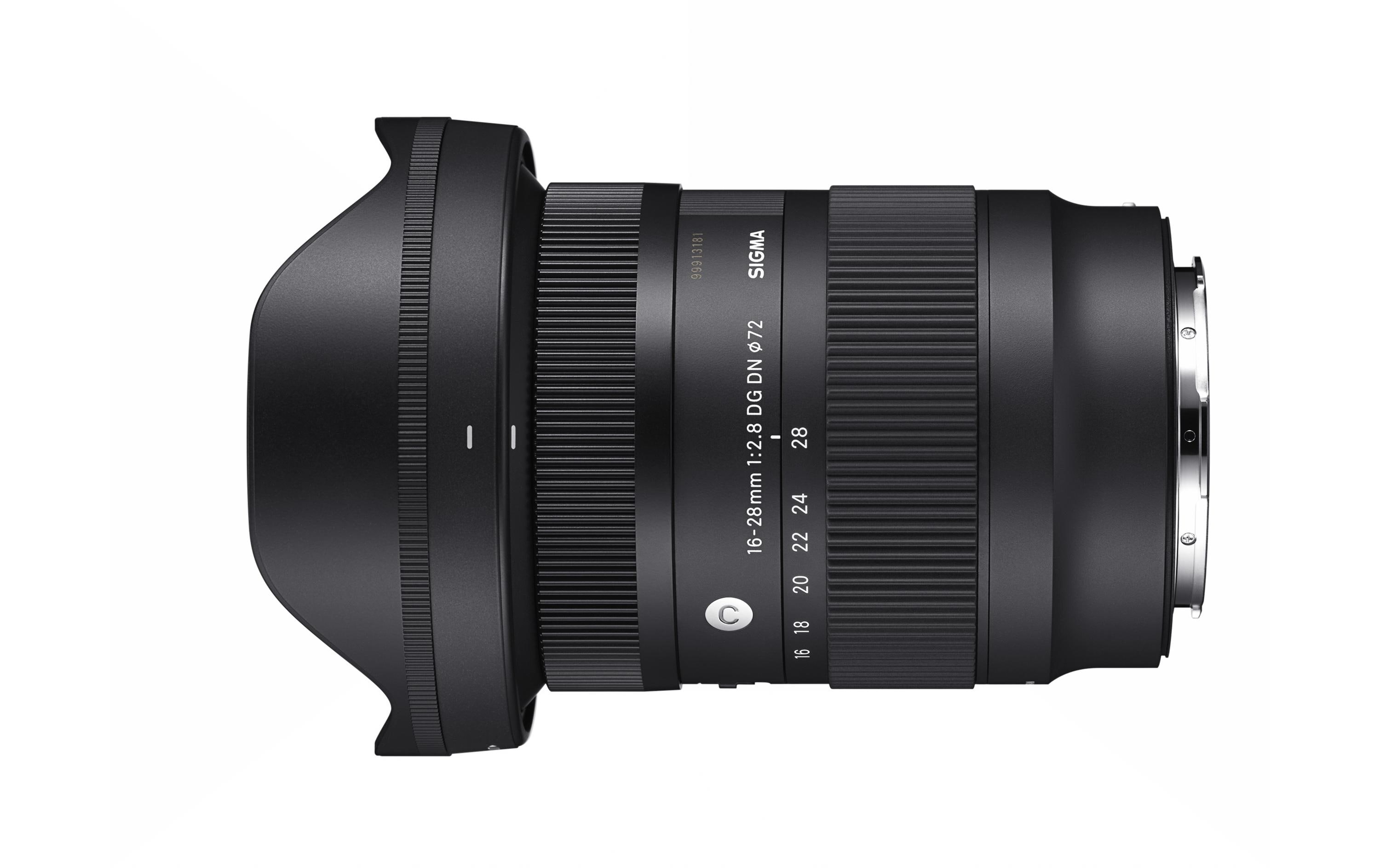 Zoomobjektiv 16-28mm f / 2.8 DG DN Contemporary L-Mount<br>Hochleistungsfähiges, kompaktes Ultraweitwinkelzoom mit einer konstanten Lichtstärke von F2.8