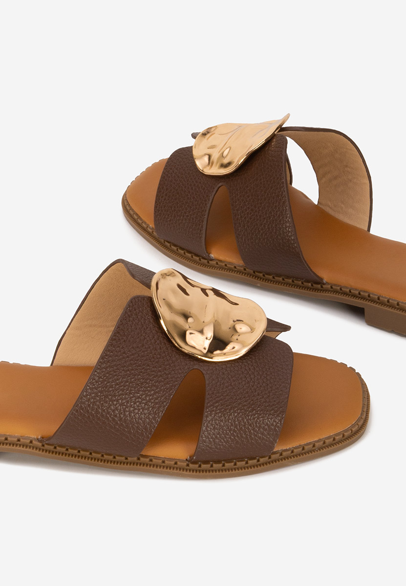 Mules femme bruns Klarina