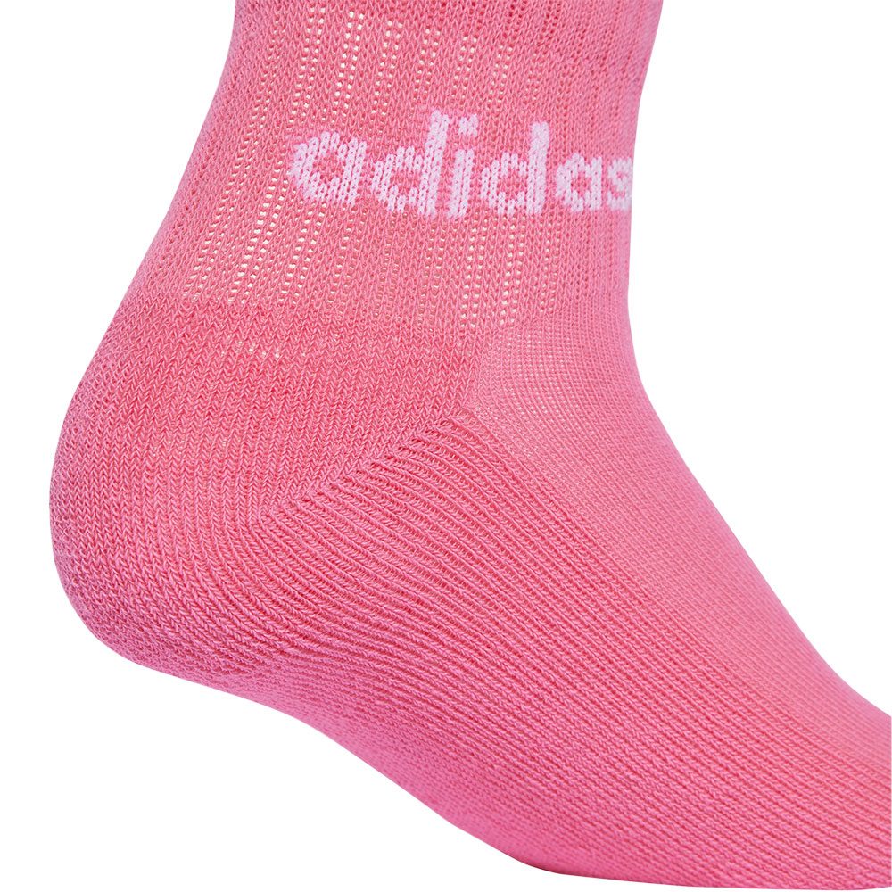 adidas Linear Ankle Socken 5 Paar Kinder true pink