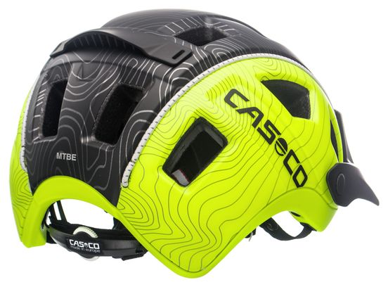 Casque Casco MTB E Noir/ Jaune Fluo