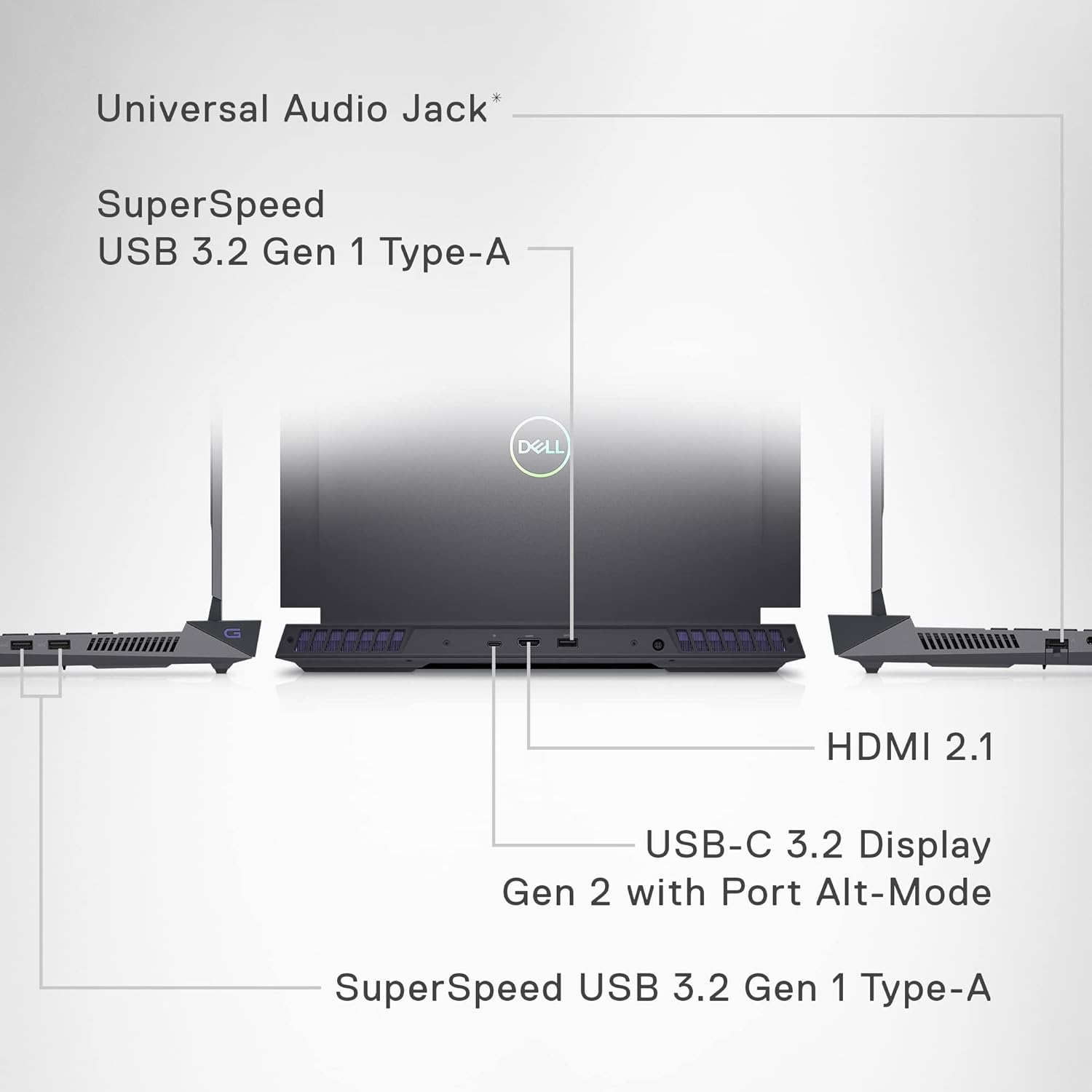 Notebook Gamer Dell G16 7630 - Tela QHD+ de 16 polegadas (2560 x 1600) 165Hz 3ms, Intel Core i9-13900HX, 16GB de RAM DDR5, SSD de 1TB, NVIDIA GeForce RTX 4070 8GB GDDR6, Windows 11 Home - Cor: Cinza Metálico