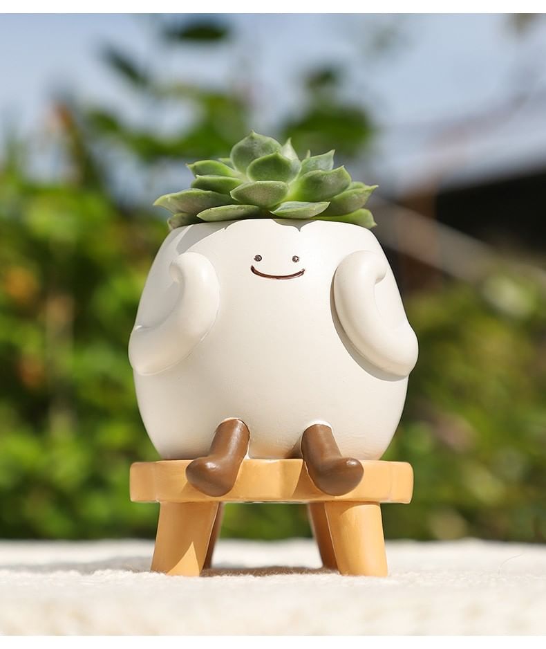 Coolkiss - Cartoon Mini Tuinpot Ornament (Diverse Ontwerpen)