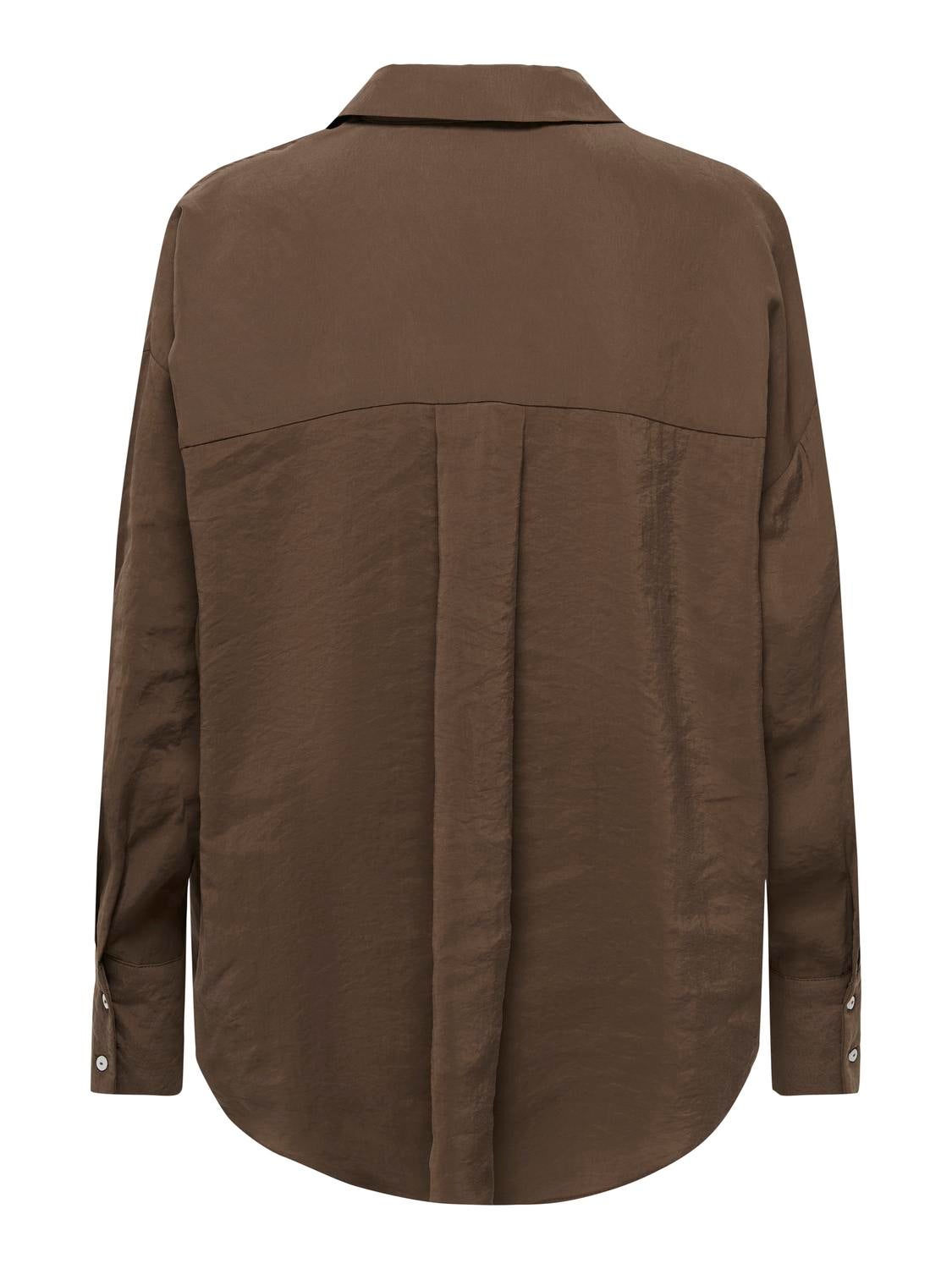 ONLZAZIMA Hemd Chestnut