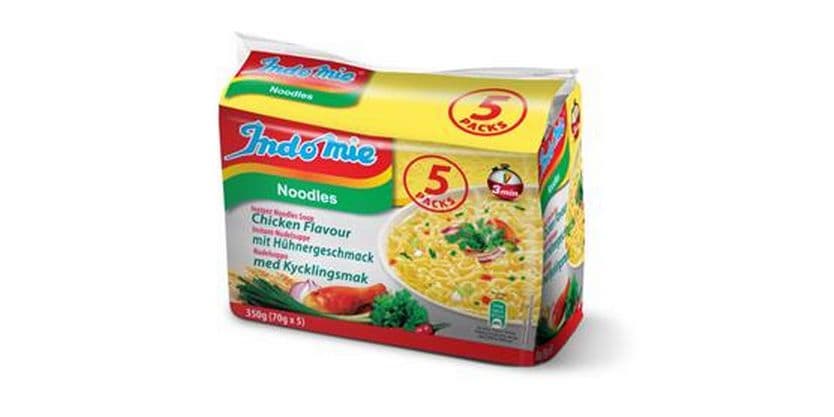 Indomie Noodles Chicken 5 x 70 g Instant-Nudelsuppe mit Pouletgeschmack