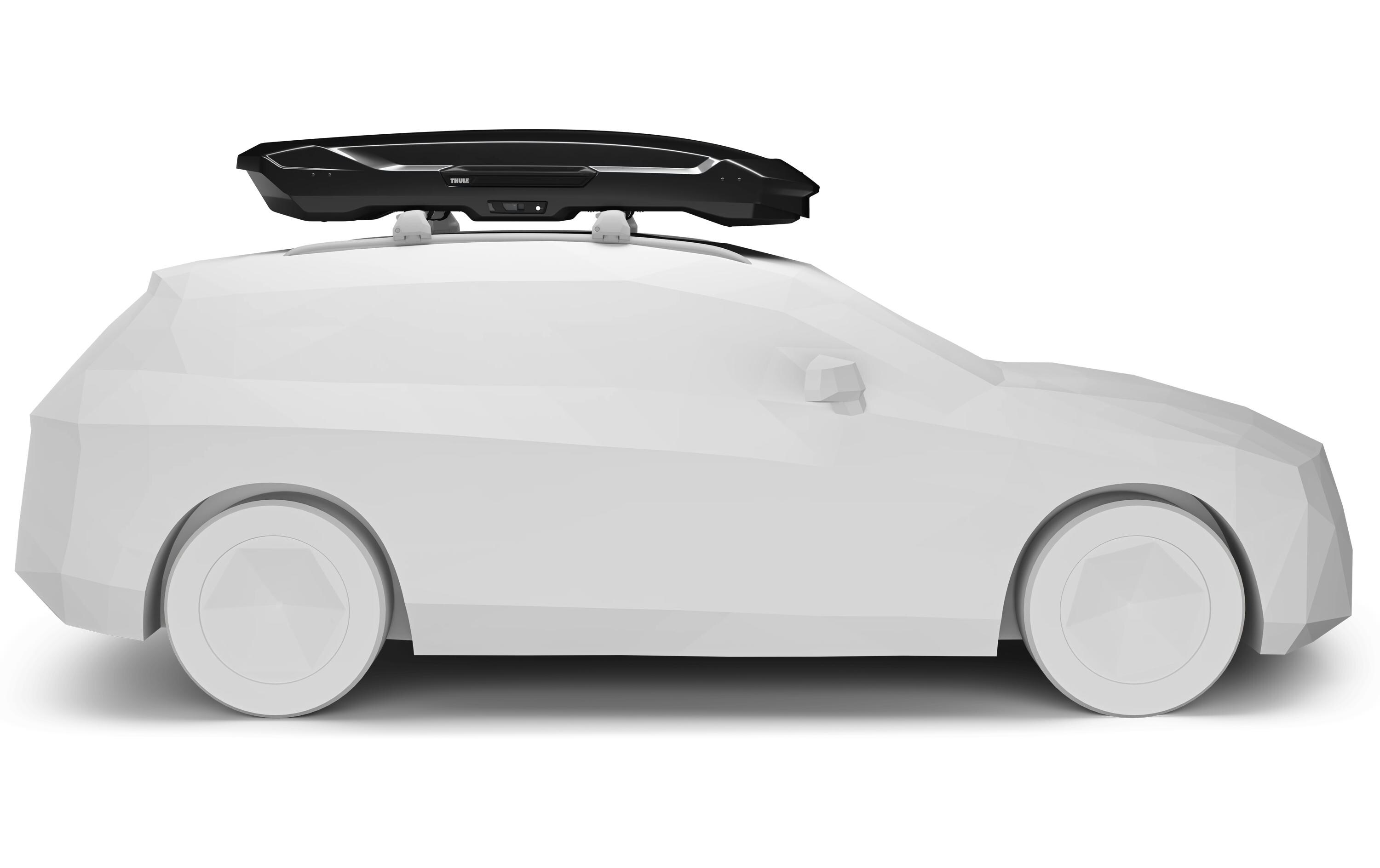 Dachbox Motion 3 XL Low Schwarz glanz<br>Gepäckbox