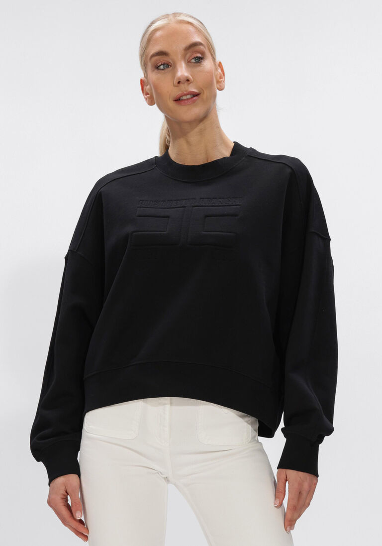 zwarte elisabetta franchi sweater md02d61e2