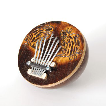 Kalimba aus Kokosnuss & Bambus, klein, Ø 13 cm günstig bestellen