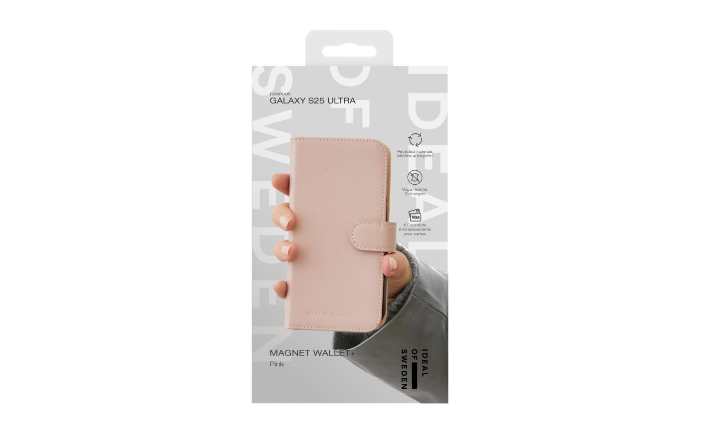 Book Cover Galaxy S25 PinkBook Cover für das Samsung Galaxy S25
