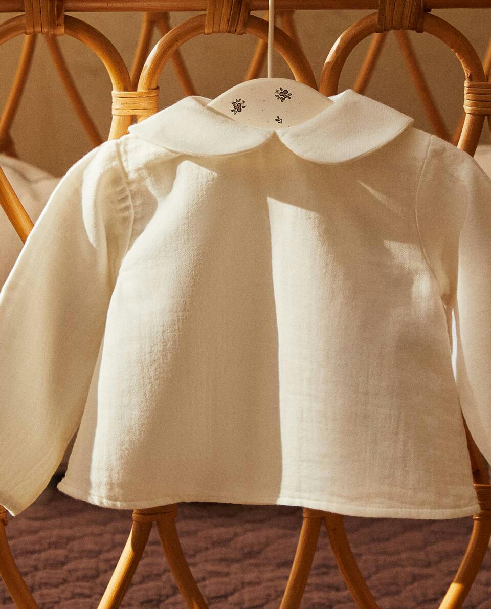 CAMISETA DE BEBÊ COM GOLA