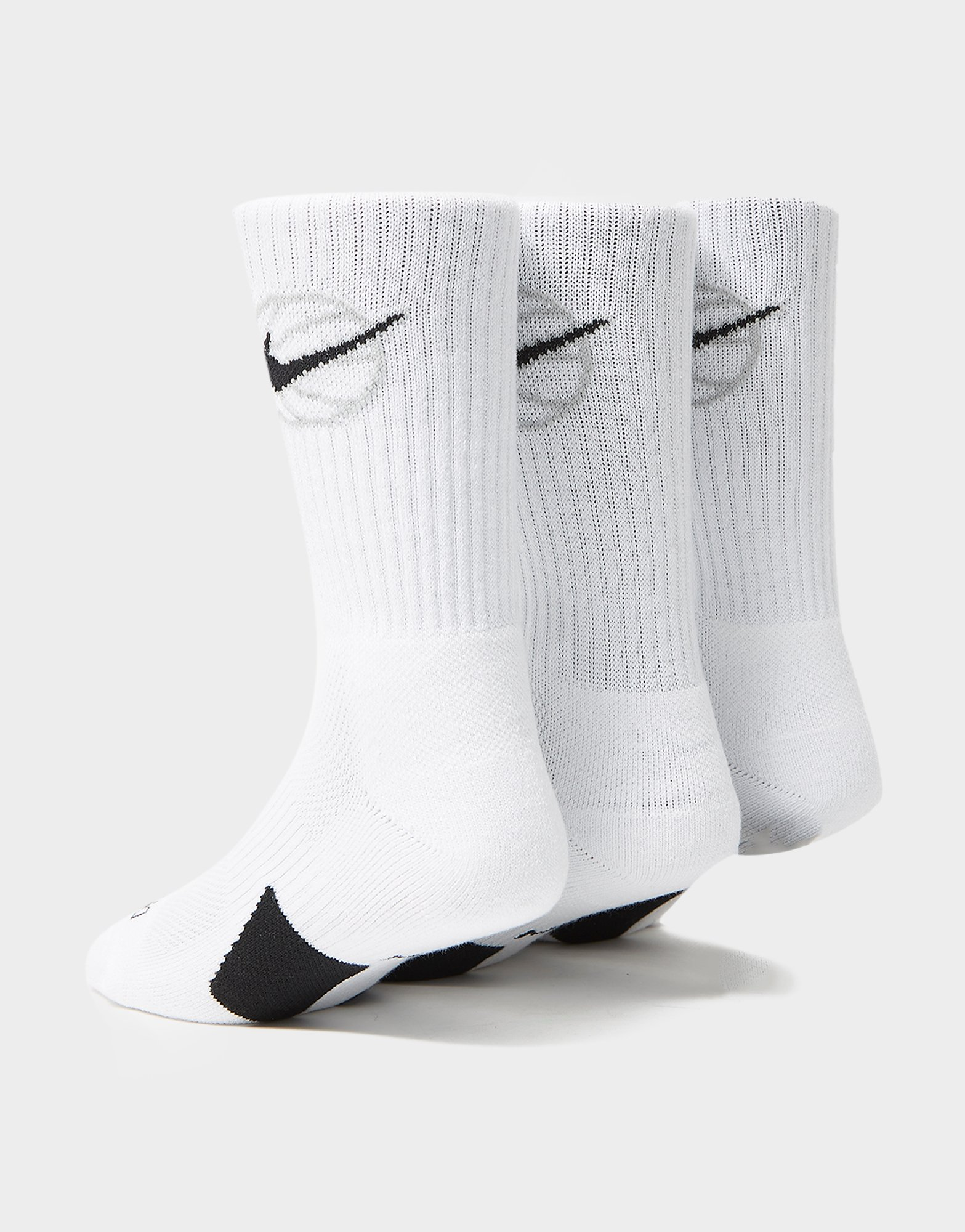 Nike Lot de 3 Paires de Chaussettes de Basket-Ball Everyday Crew