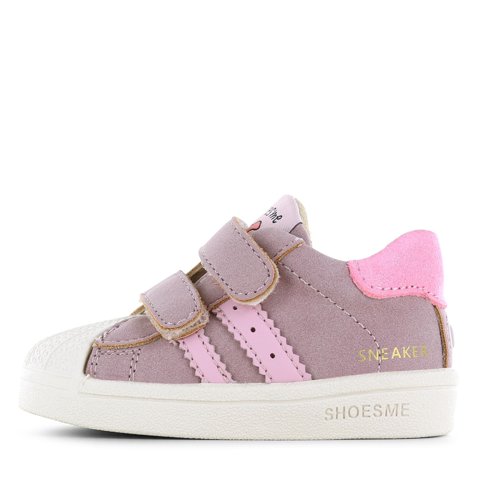 Shoesme paars sneakertje met stootneus Microfiber nubuck, Suède | Meisjes s