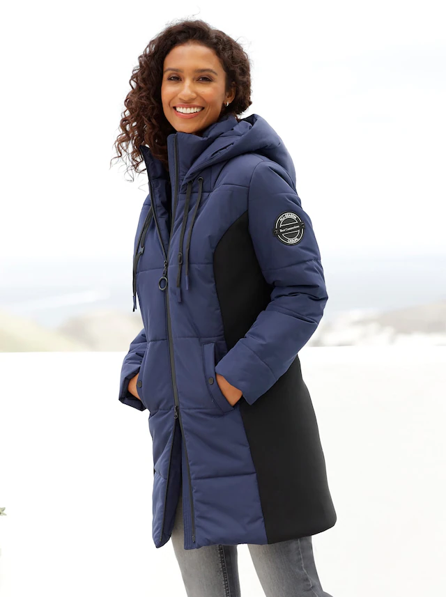 heine Langjacke mit Kapuze