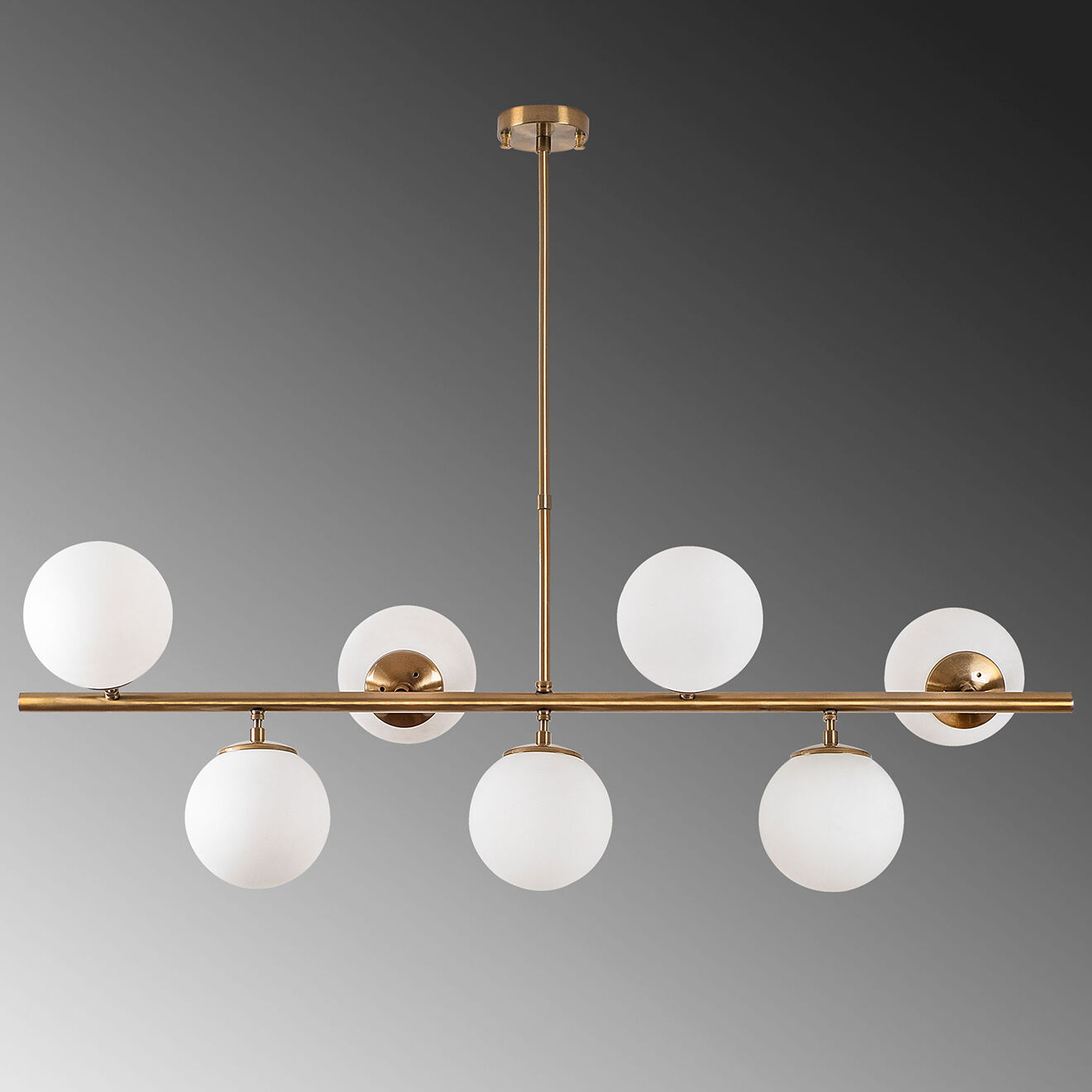 Opviq Lustre Fazli doré - 113x40x46-85 cm