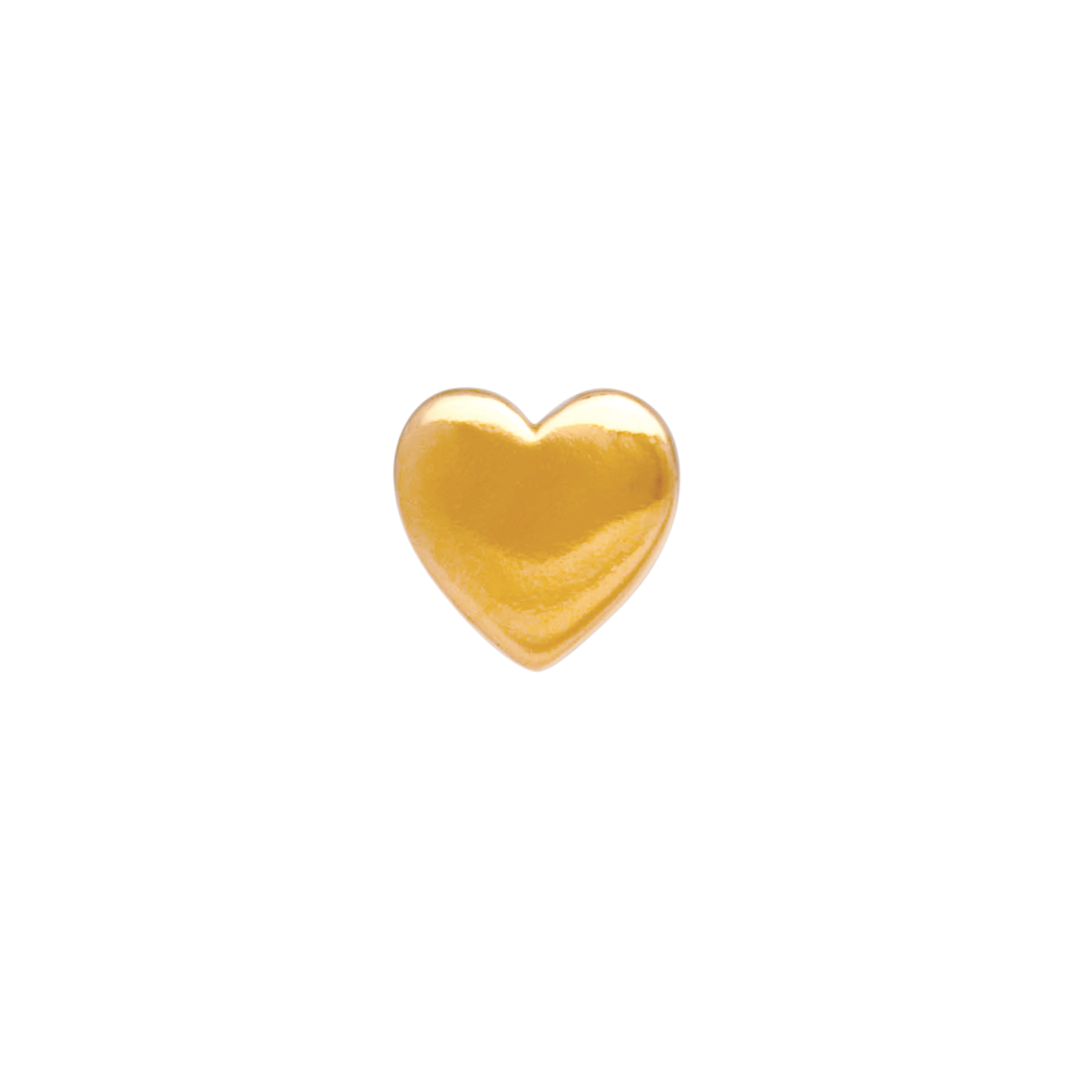 IX STUDIOS  Heart ørestik - forgyldt