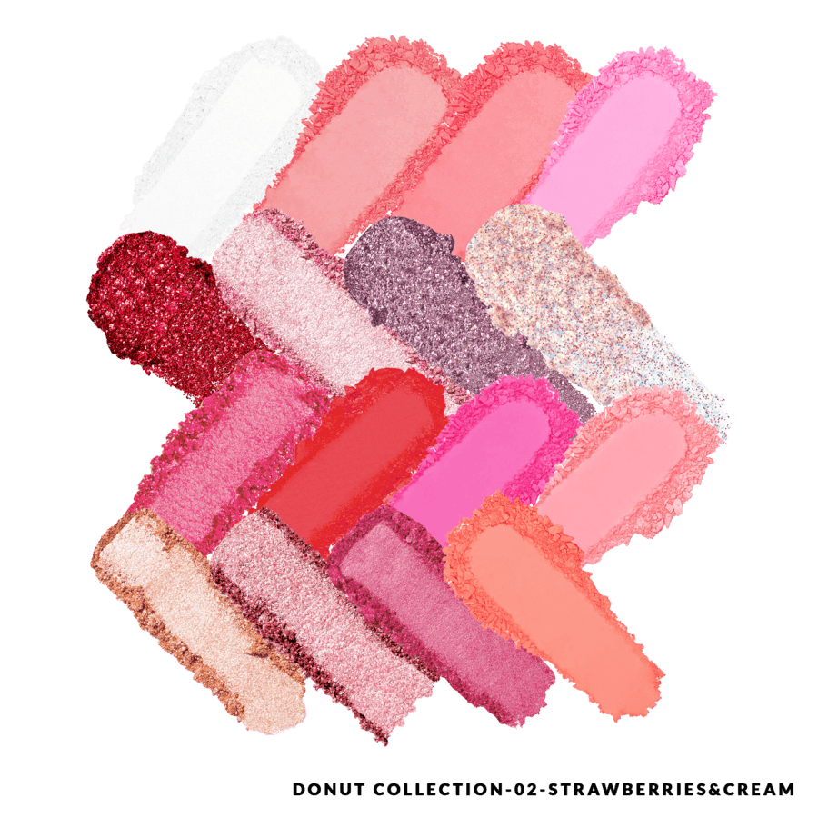 KimChi Chic Donut Collection Eyeshadow Palette Strawberries & Cream 12,8g